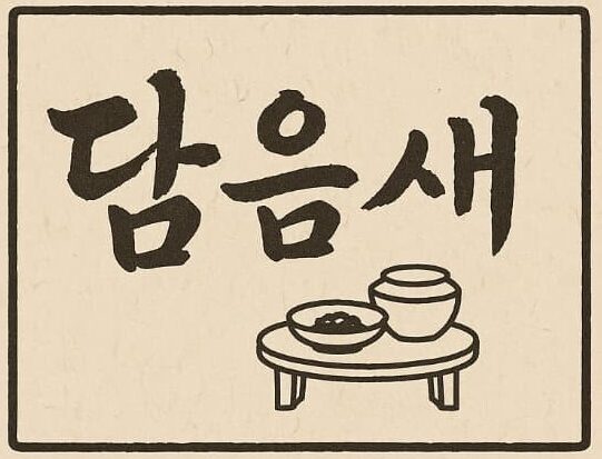 담음새 마음