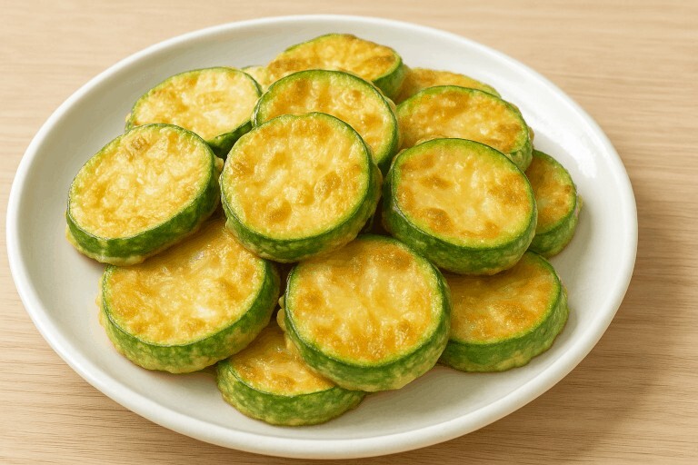 비오는날 애호박전