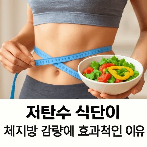 저탄수 식단이 체지방 감량에 효과적인 이유