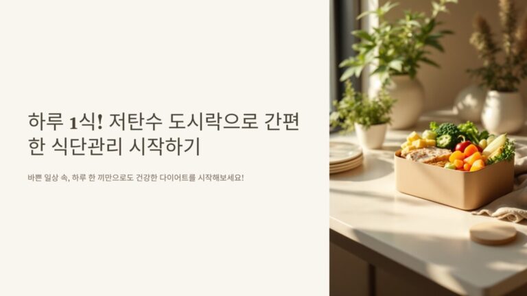 저탄수간편도시락1
