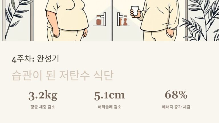 저탄수 식단 4주 실전 플랜 