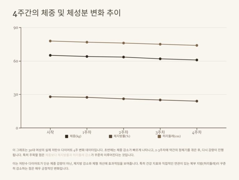 저탄수 다이어트 4주 후 변화1