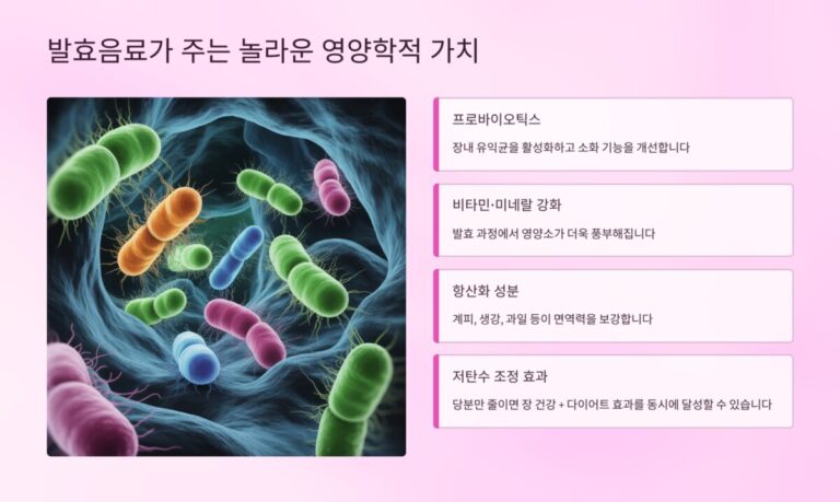 전통 발효음료 영양가치