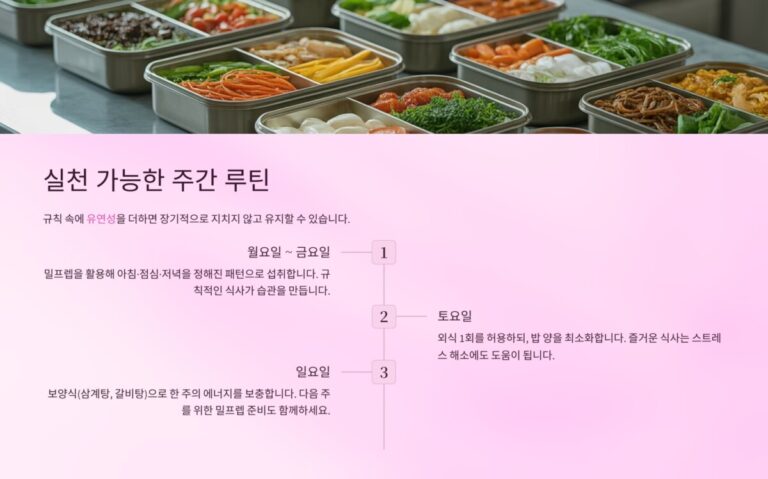 저탄수 한식 라이프스타일 정착 