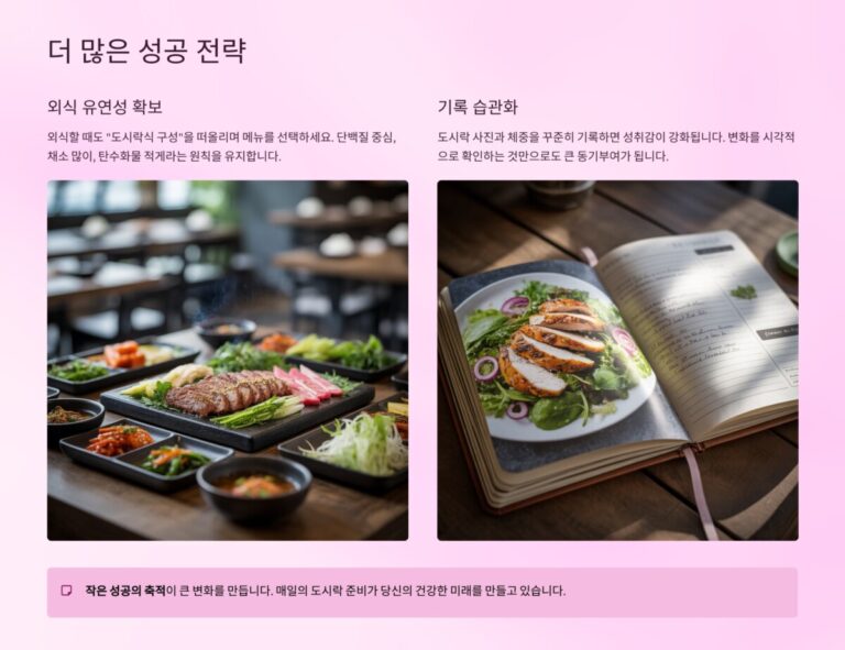 밀프랩 도시락 성공전략