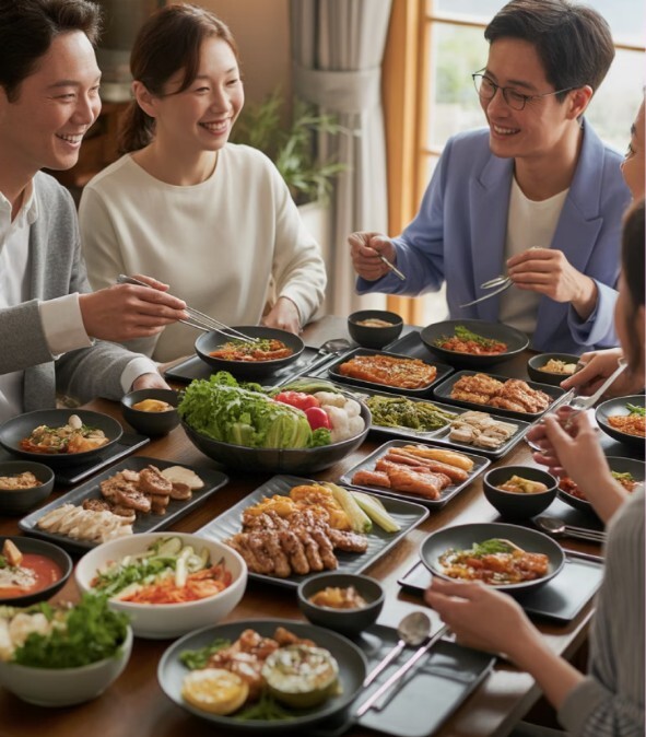 가족과 함께하는 저탄수