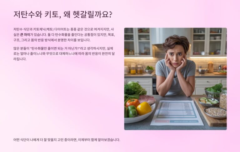 저탄수와 키토..