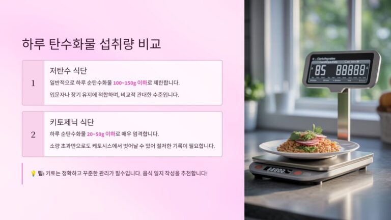 하루 탄수화물 섭취량