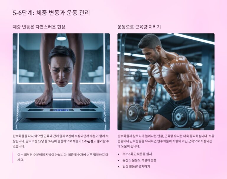 체중변동과운동